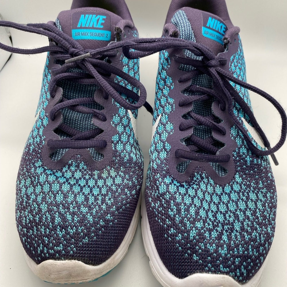 Nike Air Max Sequent 2 Women's Shoes - Blue and Black